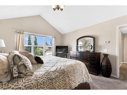 363 Cranleigh View Se, Calgary, AB - Indoor Photo Showing Bedroom