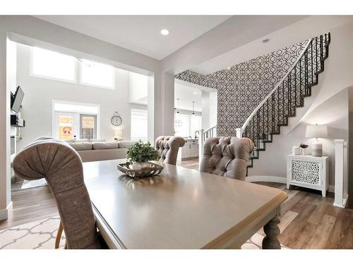 60 Auburn Shores Lane Se, Calgary, AB - Indoor Photo Showing Dining Room