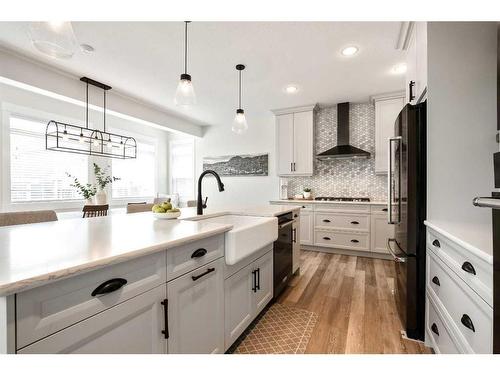 60 Auburn Shores Se, Calgary, AB - Indoor Photo Showing Kitchen With Upgraded Kitchen