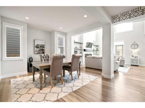 60 Auburn Shores Lane Se, Calgary, AB - Indoor Photo Showing Dining Room