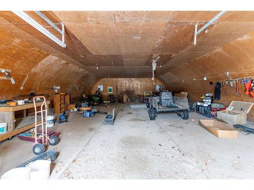 2538 Township Road 340, Rural Mountain View County, AB - Indoor Photo Showing Garage