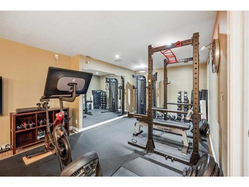 55 Valley Crest Close Nw, Calgary, AB - Indoor Photo Showing Gym Room