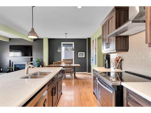 12 Legacy Bay Se, Calgary, AB - Indoor Photo Showing Kitchen With Double Sink