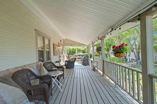 413 50 Avenue, Claresholm, AB - Outdoor With Deck Patio Veranda