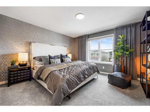 16 Amblefield View Nw, Calgary, AB - Indoor Photo Showing Bedroom