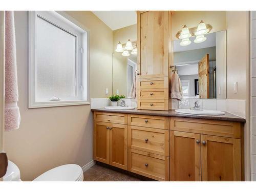 4031-25054 South Pine Lake Road, Rural Red Deer County, AB - Indoor Photo Showing Bathroom
