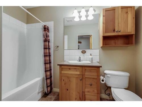 4031-25054 South Pine Lake Road, Rural Red Deer County, AB - Indoor Photo Showing Bathroom