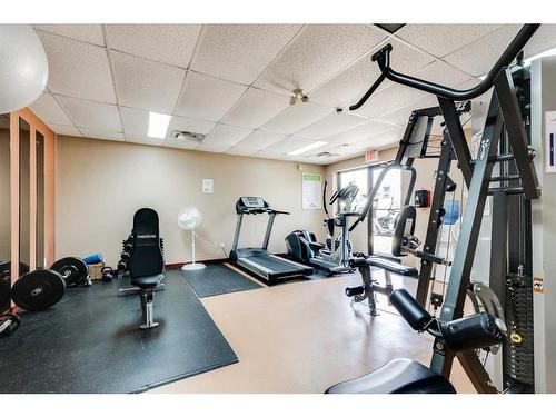 4031-25054 South Pine Lake Road, Rural Red Deer County, AB - Indoor Photo Showing Gym Room