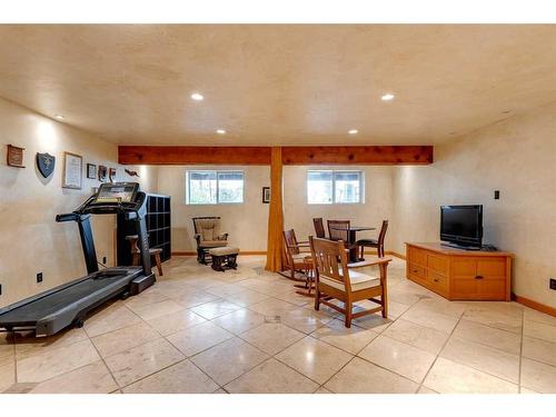 373195 48 Street West, Rural Foothills County, AB - Indoor Photo Showing Gym Room