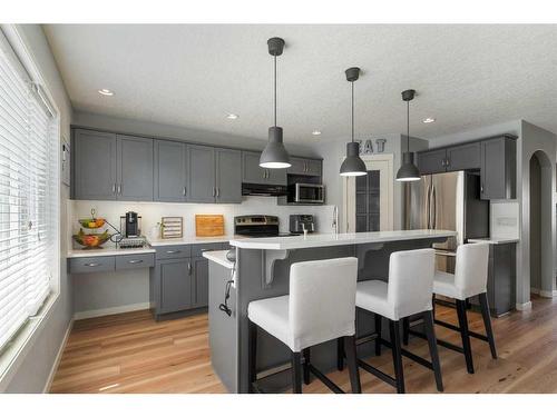 182 Cranberry Close Se, Calgary, AB - Indoor Photo Showing Kitchen With Stainless Steel Kitchen With Upgraded Kitchen