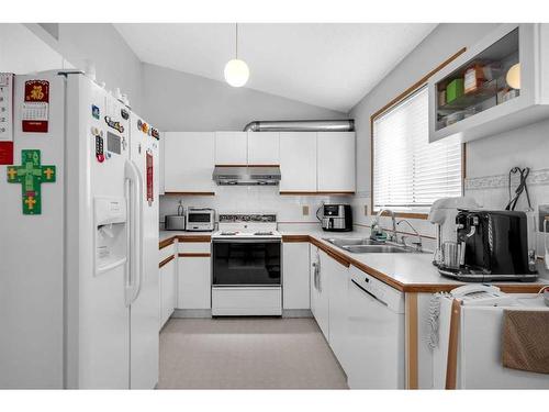 28 Martinwood Way Ne, Calgary, AB - Indoor Photo Showing Kitchen With Double Sink