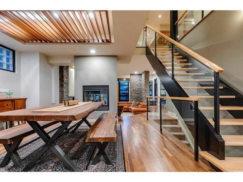 2225 4 Avenue Nw, Calgary, AB - Indoor Photo Showing Other Room With Fireplace