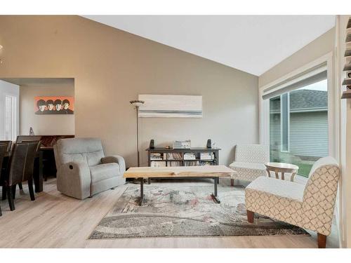 131 Citadel Pass Court Nw, Calgary, AB - Indoor Photo Showing Living Room With Fireplace