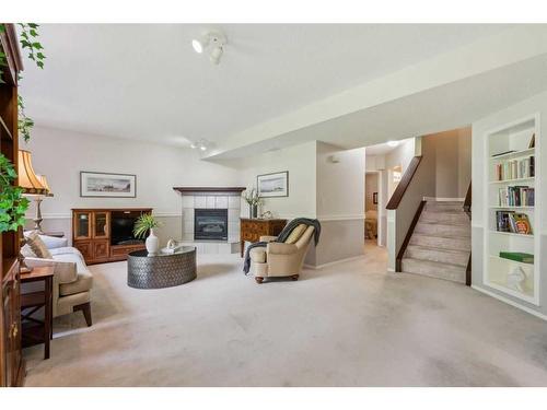 215 Douglasview Road Se, Calgary, AB - Indoor With Fireplace