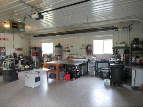 Township Rd 351A, Rural Clearwater County, AB - Indoor Photo Showing Garage