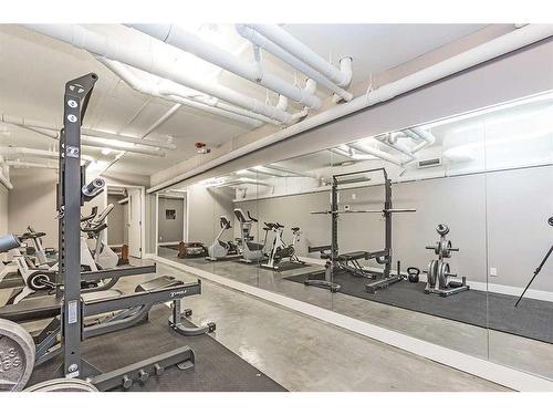 201-515 4 Avenue Ne, Calgary, AB - Indoor Photo Showing Gym Room