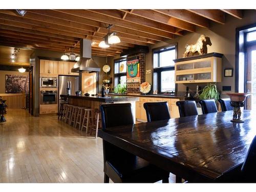 129 3 Avenue Sw, High River, AB - Indoor Photo Showing Dining Room