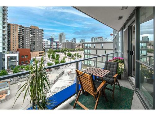 503-615 6 Avenue Se, Calgary, AB - Outdoor With Balcony With Exterior