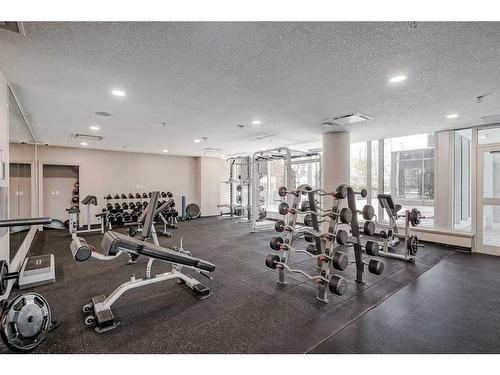 1901-211 13 Avenue Se, Calgary, AB - Indoor Photo Showing Gym Room