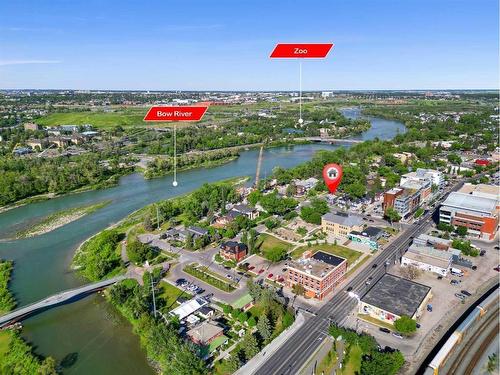 802 9 Street Se, Calgary, AB - Outdoor With Body Of Water With View