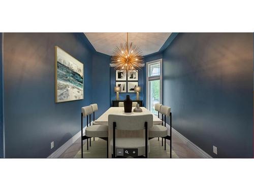 202 Patterson Boulevard Sw, Calgary, AB - Indoor Photo Showing Dining Room