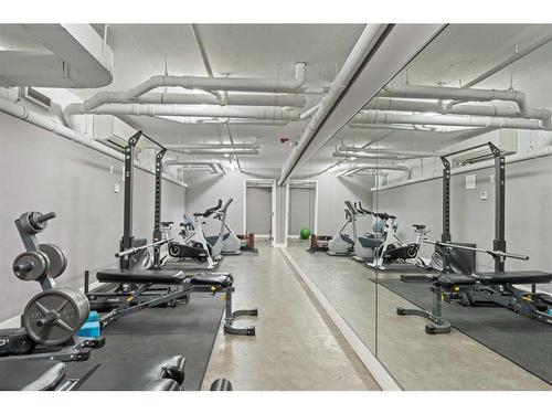 221-515 4 Avenue Ne, Calgary, AB - Indoor Photo Showing Gym Room