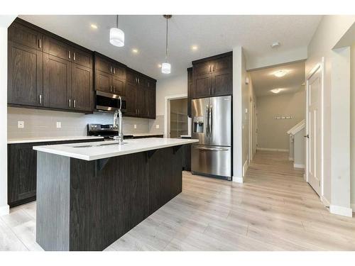 1217 Copperfield Boulevard Se, Calgary, AB - Indoor Photo Showing Kitchen With Stainless Steel Kitchen With Upgraded Kitchen