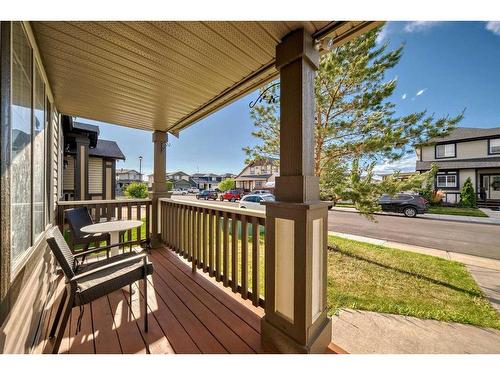 808 Luxstone Square Sw, Airdrie, AB - Outdoor With Deck Patio Veranda With Exterior