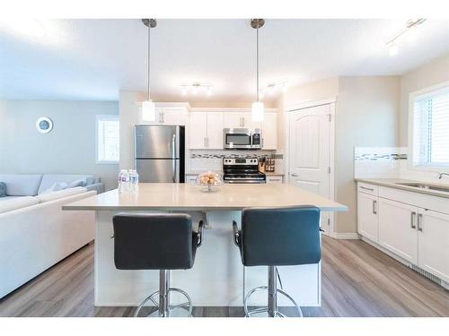 429 Cranberry Park Se, Calgary, AB - Indoor Photo Showing Kitchen With Upgraded Kitchen