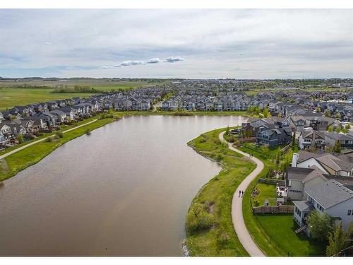 130 Reunion Landing Nw, Airdrie, AB - Outdoor With Body Of Water With View