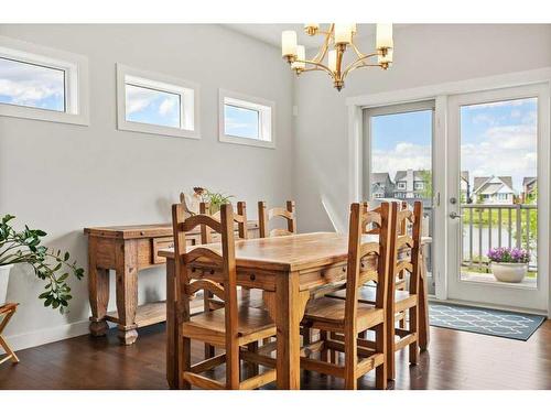 130 Reunion Landing Nw, Airdrie, AB - Indoor Photo Showing Dining Room
