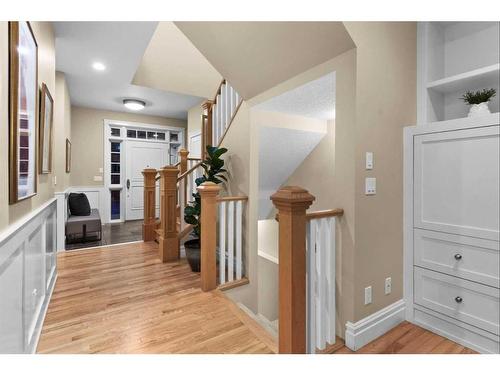 4008 15 Street Sw, Calgary, AB - Indoor Photo Showing Living Room With Fireplace