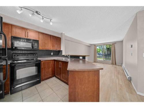 2113-16969 24 Street Sw, Calgary, AB - Indoor Photo Showing Kitchen With Double Sink