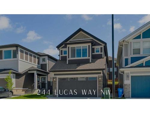 244 Lucas Way Nw, Calgary, AB - Outdoor With Facade