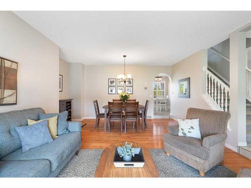 626 Hidden Vale Place Nw, Calgary, AB - Indoor Photo Showing Living Room