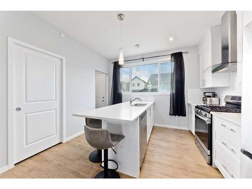 25 Lucas Rise Nw, Calgary, AB - Indoor Photo Showing Kitchen With Upgraded Kitchen