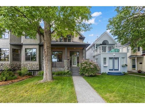 2138 1 Avenue Nw, Calgary, AB - Outdoor With Balcony With Facade