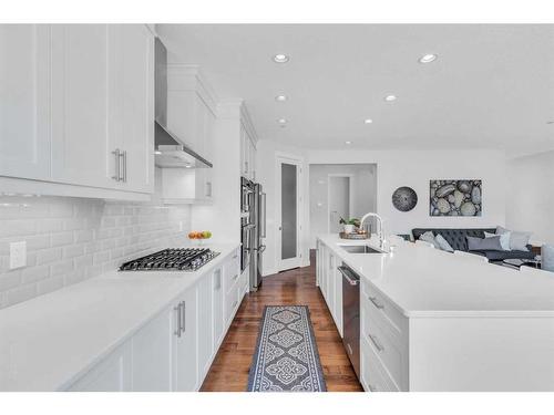 142 Howse Rise Ne, Calgary, AB - Indoor Photo Showing Kitchen With Stainless Steel Kitchen With Upgraded Kitchen