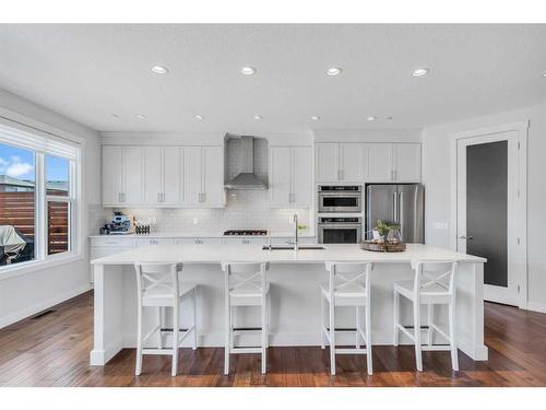 142 Howse Rise Ne, Calgary, AB - Indoor Photo Showing Living Room With Fireplace