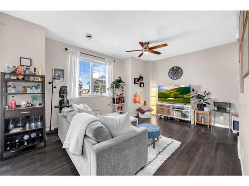 1907-881 Sage Valley Boulevard Nw, Calgary, AB - Indoor Photo Showing Living Room