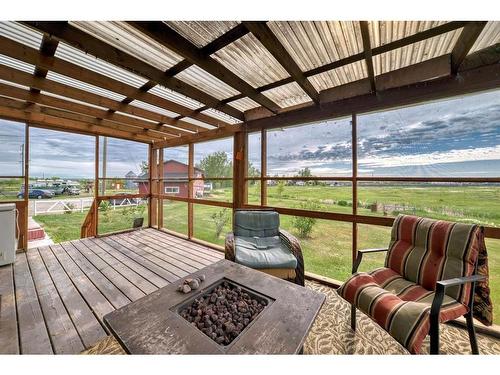 240045A Highway 1, Rural Wheatland County, AB - Outdoor With Deck Patio Veranda With View With Exterior