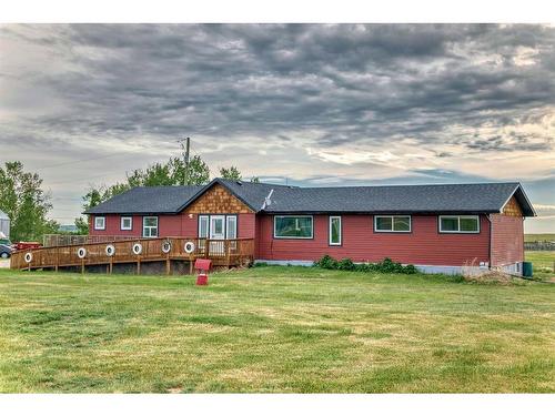 240045A Highway 1, Rural Wheatland County, AB - Outdoor With Deck Patio Veranda