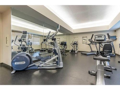 31-1131 Edenwold Heights Nw, Calgary, AB - Indoor Photo Showing Gym Room