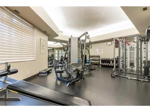 31-1131 Edenwold Heights Nw, Calgary, AB - Indoor Photo Showing Gym Room