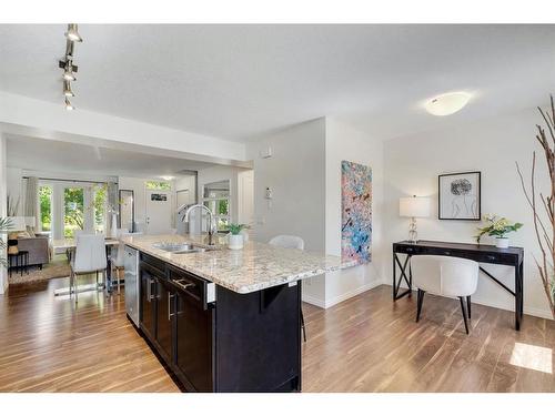 1406 Auburn Bay Square Se, Calgary, AB - Indoor Photo Showing Kitchen With Double Sink