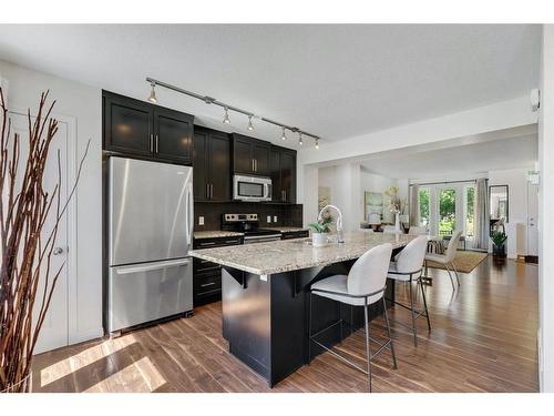 1406 Auburn Bay Square Se, Calgary, AB - Indoor Photo Showing Kitchen With Stainless Steel Kitchen With Upgraded Kitchen