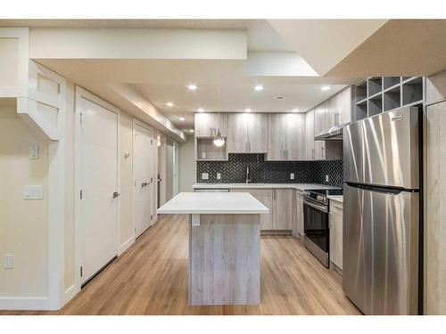 106 Abalone Crescent Ne, Calgary, AB - Indoor Photo Showing Kitchen With Upgraded Kitchen