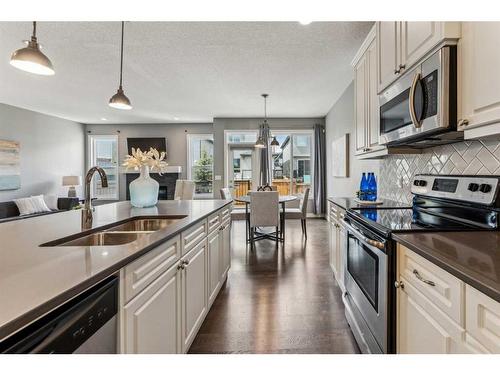 255 Nolan Hill Drive Nw, Calgary, AB - Indoor Photo Showing Kitchen With Stainless Steel Kitchen With Double Sink With Upgraded Kitchen