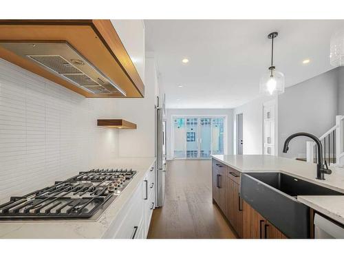 3725 Richmond Road Sw, Calgary, AB - Indoor Photo Showing Kitchen With Double Sink With Upgraded Kitchen