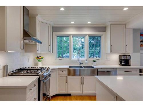 920 Kerfoot Crescent Sw, Calgary, AB - Indoor Photo Showing Kitchen With Double Sink With Upgraded Kitchen